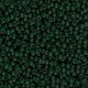 Miyuki rocailles Perlen 11/0 - Matted transparent dark emerald 11-156F